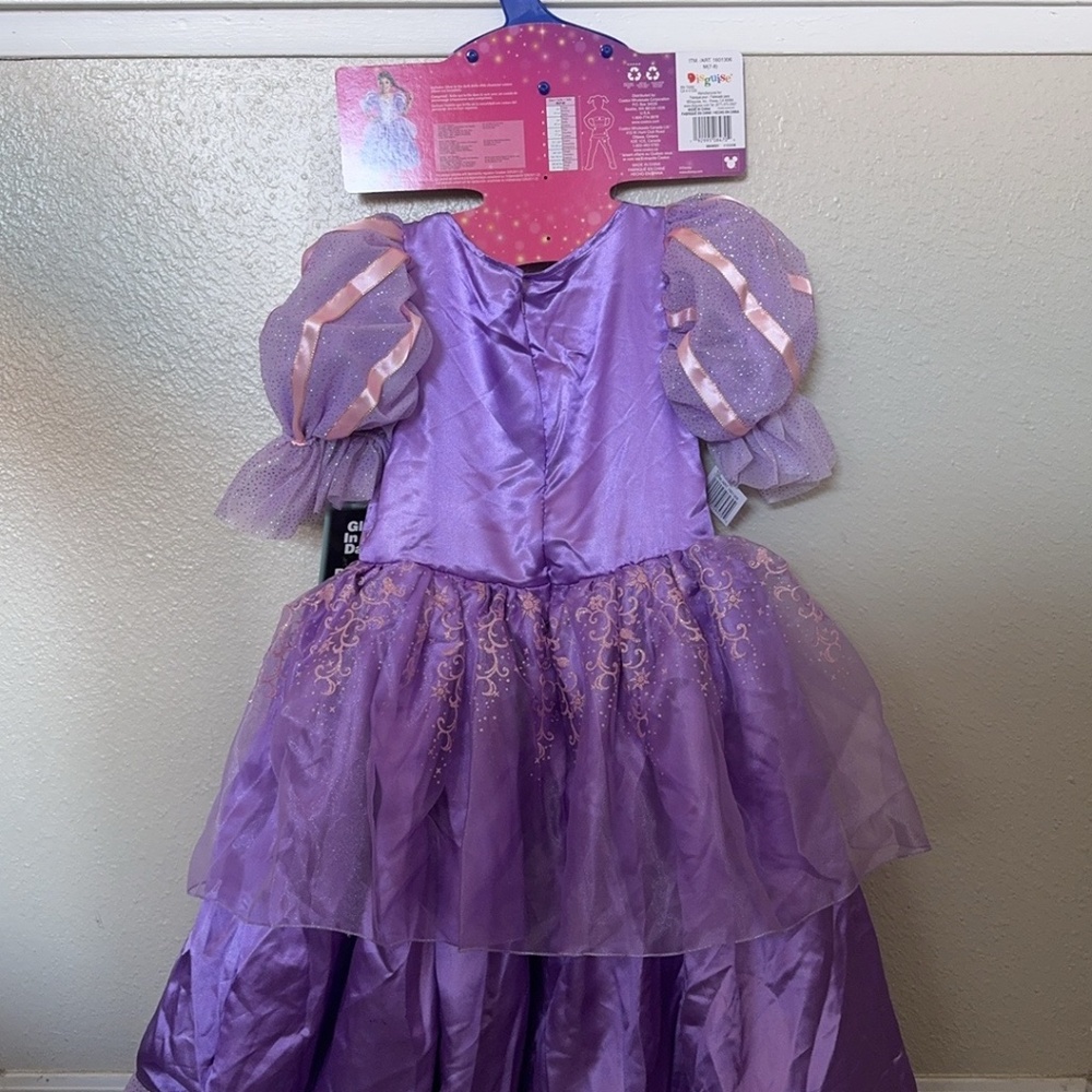 Disney Girls Halloween Costume M 7-8 Pink Purple Dress - Picture 2 of 3